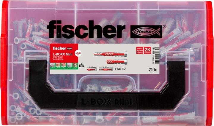Produktbild Fischer FIXtainer - DuoPower kurz/lang (210) (210 Stk.)