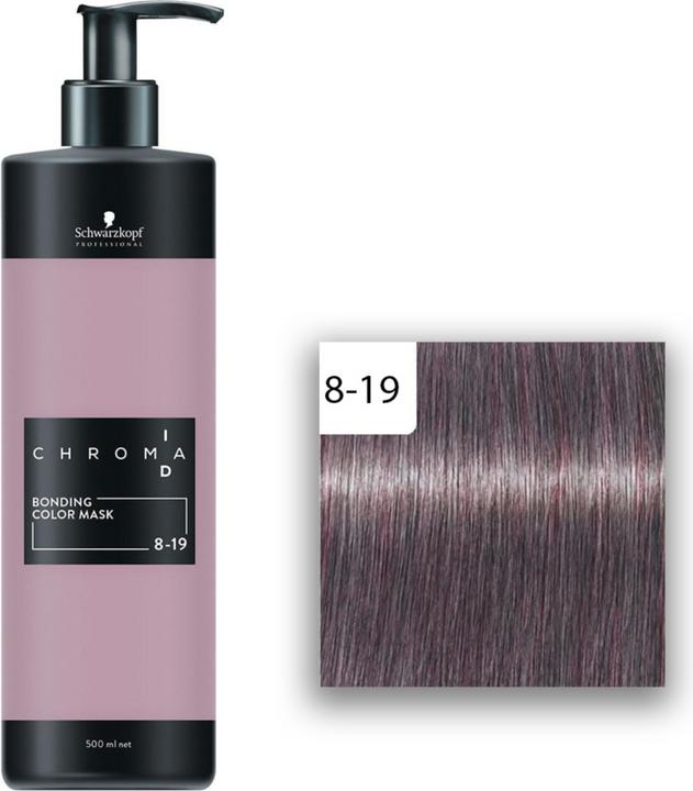Produktbild Schwarzkopf Chroma ID Bonding Color Mask 8-19 Hellblond Cendré Violett (300 ml)