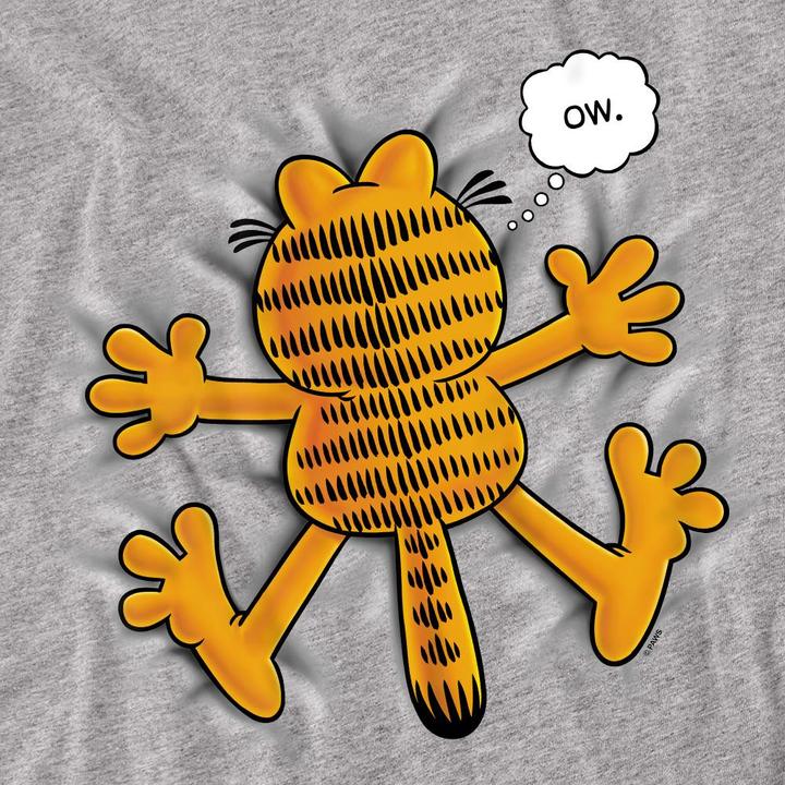 Actual product image Garfield Unisex Adult Ow T-Shirt (XXL)