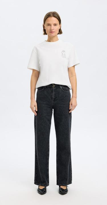 Actual product image Selected Femme Relaxed Fit Print T-Shirt (M)