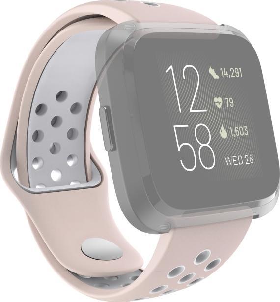 Produktbild Hama 00086229 Smartwatch-Zubehör Band Grau (Silikon, Rostfreier Stahl)