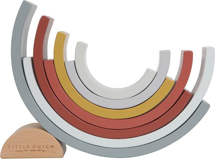 Produktbild Little Dutch Regenbogen Stapelspiel
