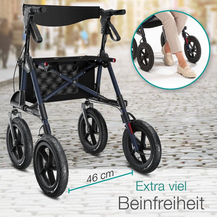 Actual product image Aktivshop Outdoor rollator with pneumatic tyres Comfort