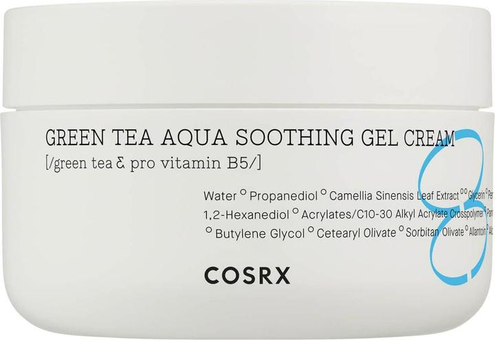 Cosrx green tea aqua soothing gel cream (50 ml, 24h Creme)