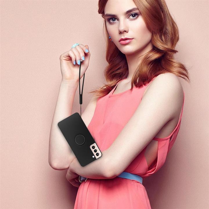 Productafbeelding Cadorabo TPU Vloeibare Ring Silicone Hoesje (Samsung Galaxy S21+)