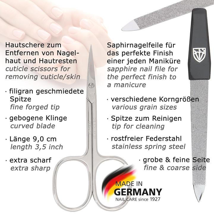 Actual product image Drei Schwerter 6-teiliges Maniküreset Massa