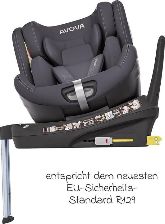 Produktbild Avova Swan-Fix I-Size Reboard Kindersitz (Reboarder, ECE R129/i-Size Norm)