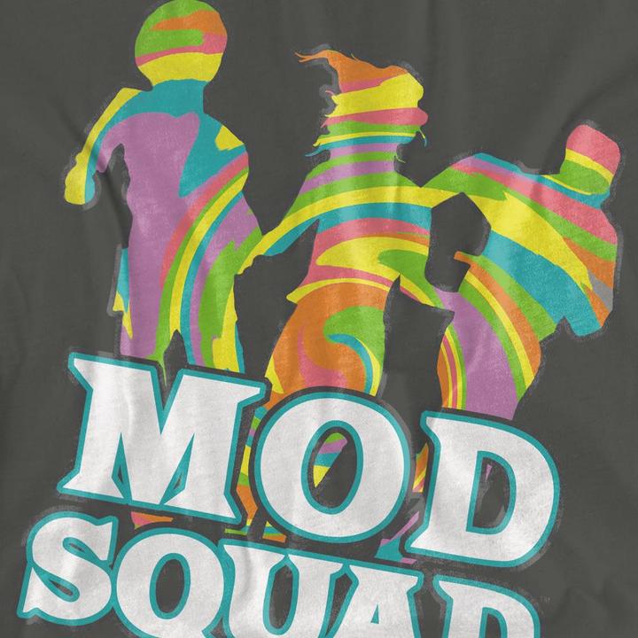 Actual product image The Mod Squad Unisex Adult Run Groovy T-Shirt (XL)
