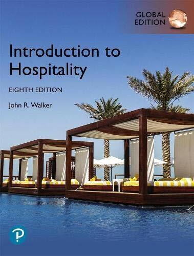 Immagine prodotto Introduction to Hospitality, 8th Global Edition (Inglese, John R. Walker, 2021)