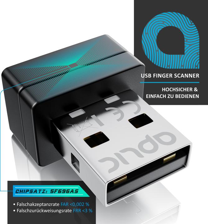 Actual product image Aplic Fingerabdrucksensor