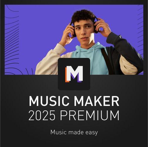 Produktbild Magix Music Maker 2025 Premium Download Code (1 User, 1 Geräte/User, unbegrenzt)
