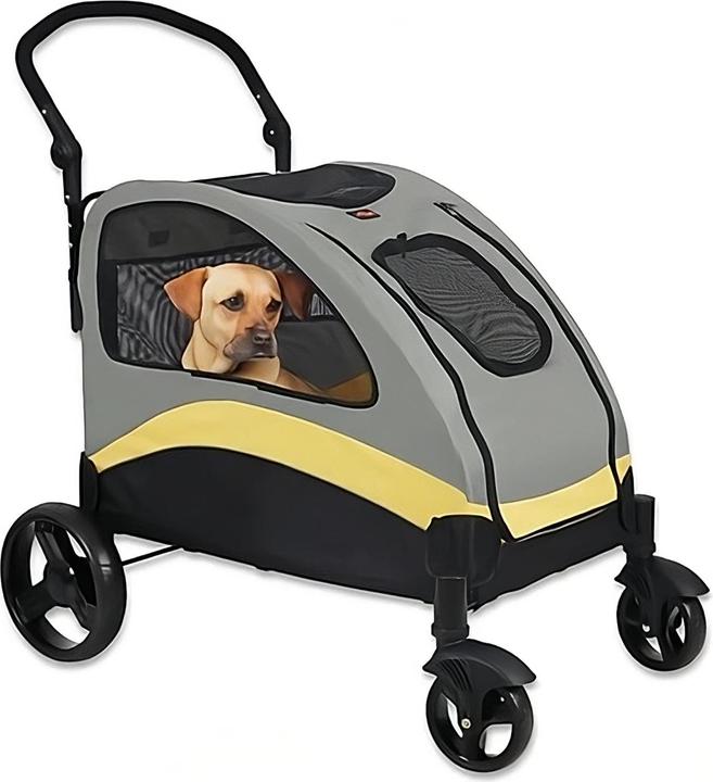 Produktbild Hermex Hundebuggy (Hund, Atmungsaktiv, Faltbar)