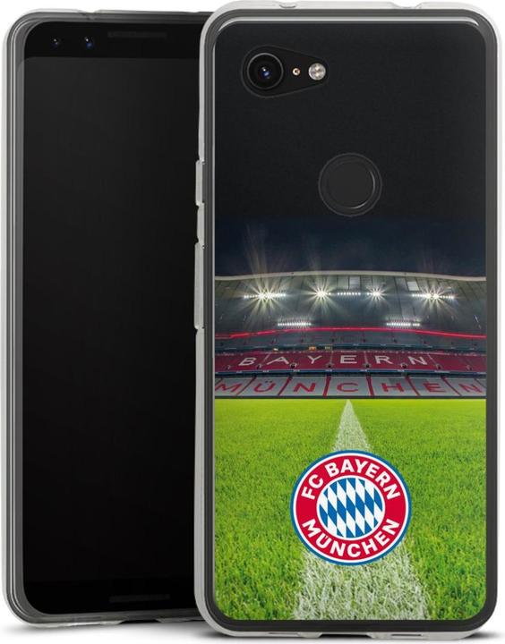 Actual product image DeinDesign Silikon Hülle für Google Pixel 3a Handyhülle Case Smartphone Schutzhülle FC Bayern München FCB (Google Pixel 3a)