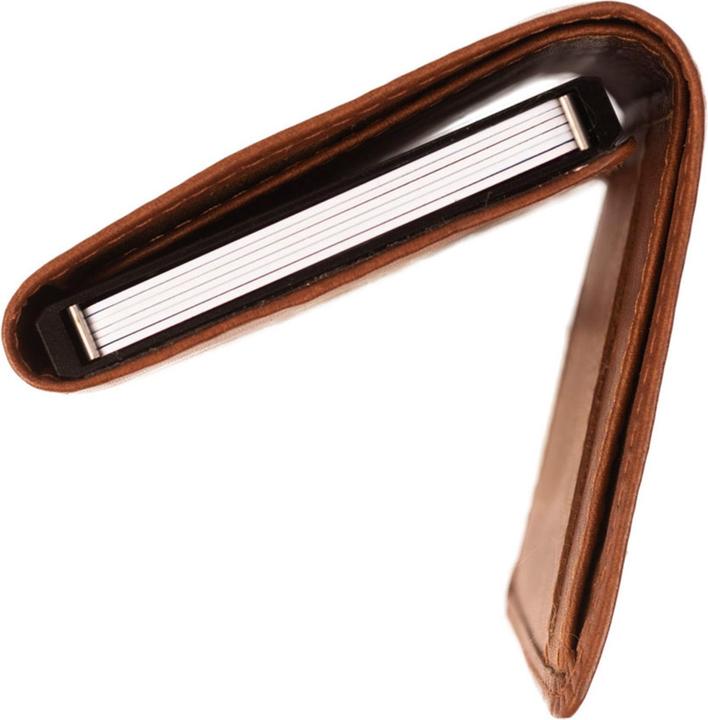 Image du produit The Chesterfield Brand Porte-cartes de crédit Wax Pull Up protection RFID en cuir 7 cm