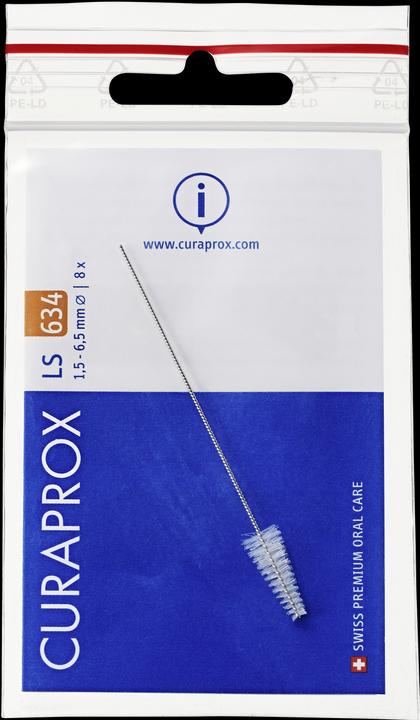 Actual product image Curaprox LS 634 Brush fine 8 pcs (8 x, 6.50 mm)