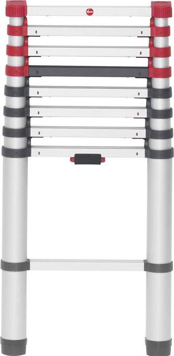 Immagine prodotto Hailo FlexLine, scala telescopica di sicurezza in alluminio, 9 pioli (Scala singola, 264 cm)