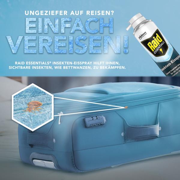 Produktbild Raid Essentials Cold Freeze Spray (Ameisen, Spinnentiere, Schaben)