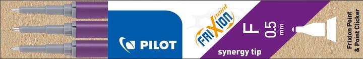 Actual product image Pilot FriXion Refill Point Set Set of 3 (Refill, Violet, 0.25 mm)