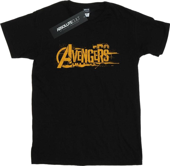 Avengers Infinity War Orange Logo TShirt (M)
