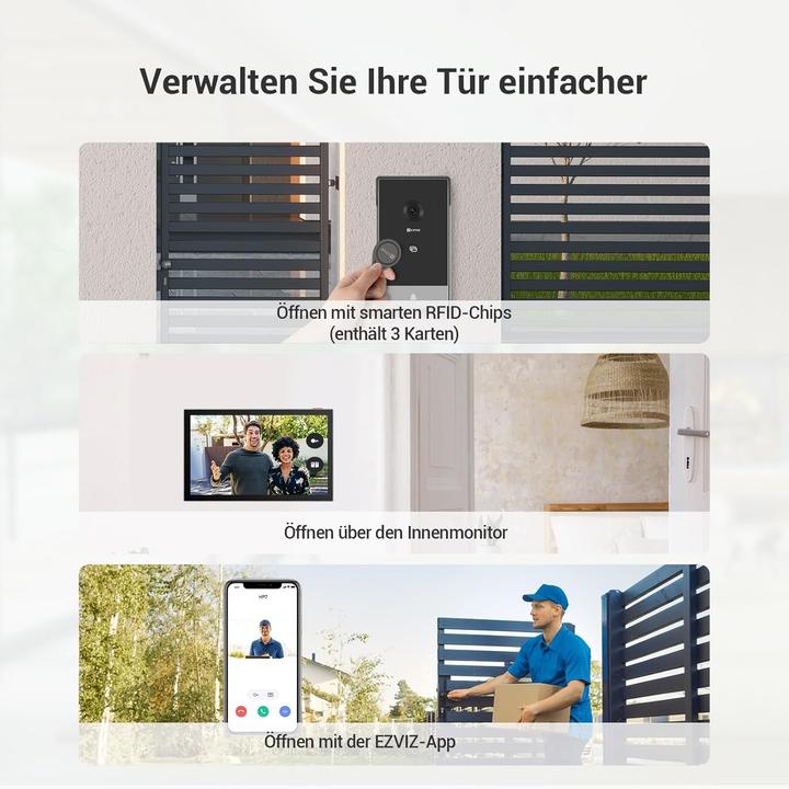 Produktbild EZVIZ Video-Türsprechanlage mit Kamera und Touchscreen
