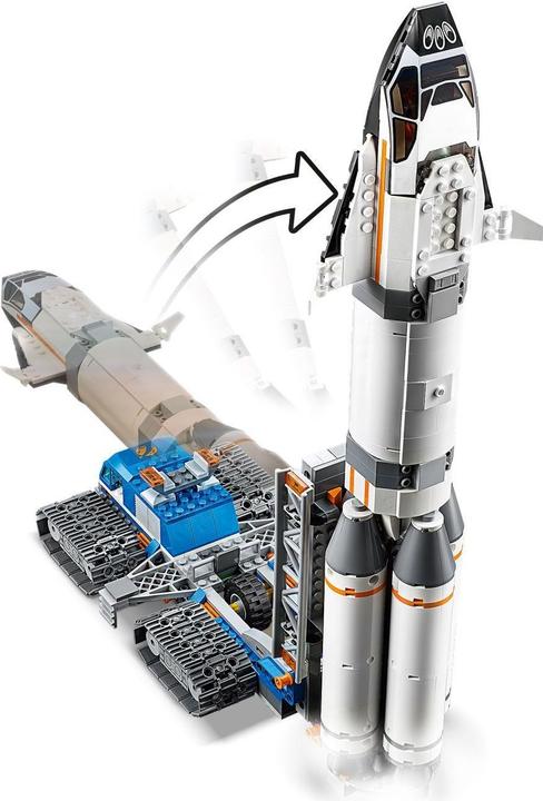 Actual product image LEGO Rocket assembly and transport (60229, LEGO City)