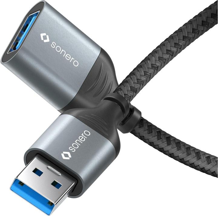 Image du produit Sonero Câble d'extension USB 3.0 USB A - USB A 2 m (2 m, USB 3.1, USB 3.0)