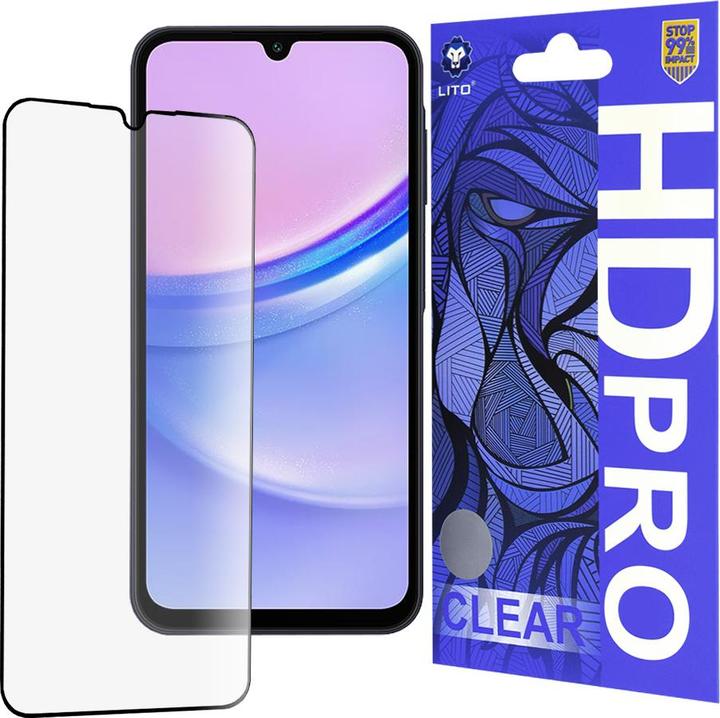 Produktbild Lito - HD Pro Clear - Samsung Galaxy A15 4G / A15 5G / A24 / A25 5G - Black (1 Stück, Samsung Galaxy A24, Samsung Galaxy A15 5G, Samsung Galaxy A15, Samsung Galaxy A25 5G)