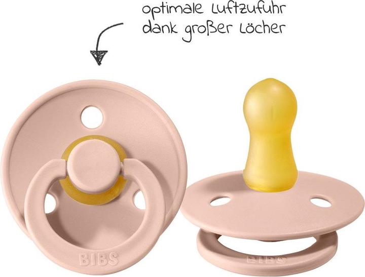 Actual product image Bibs 2-PACK S BLUSH & VANILLA Smoczek Uspokajający kauczuk Hevea (2 x, up to 6 M.)