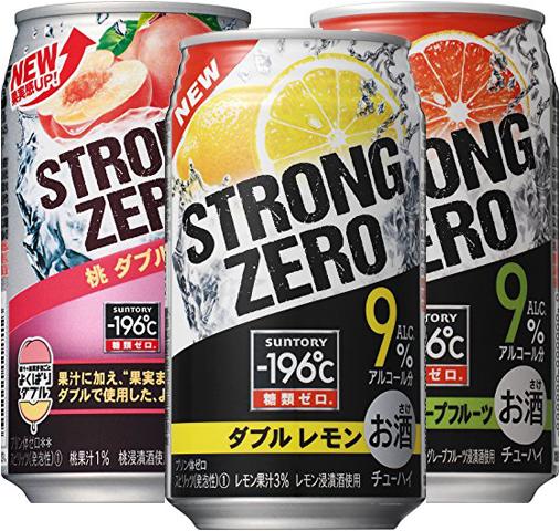 Actual product image Suntory Strong Zero Variety (3 x 35 cl)