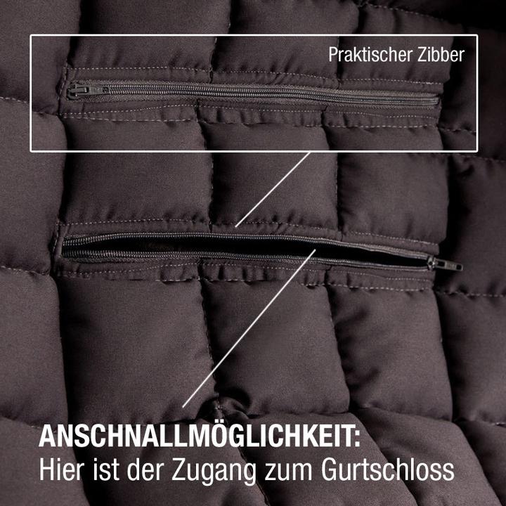 Actual product image Doctor Bark 3-Sitz Autodecke extra robust (Dog, Washable)