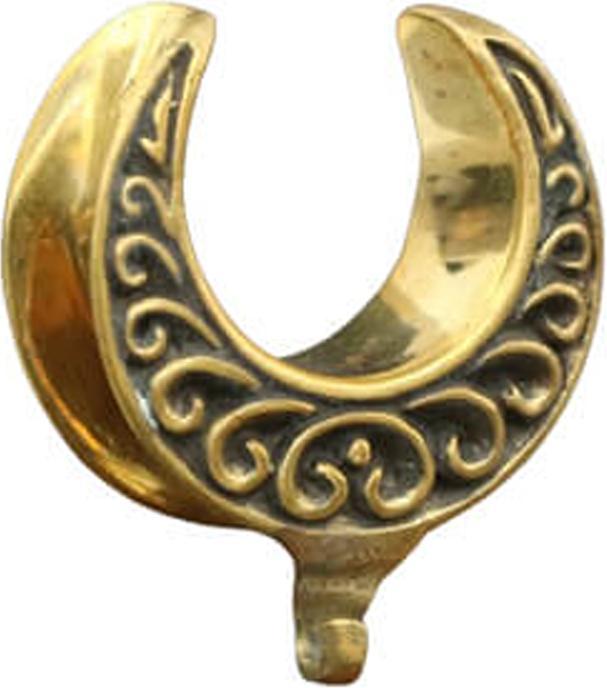 Produktbild Star Piercing Sattel vergoldet filigrane Herzen Ring für Anhänger (Messing)