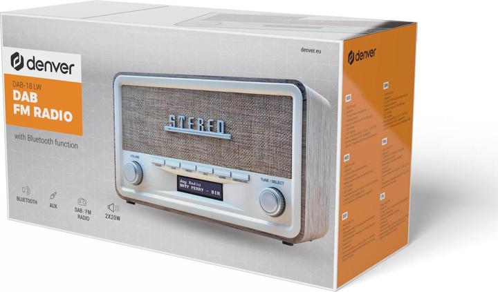 Produktbild Denver DAB-18LW (FM, DAB, Bluetooth)