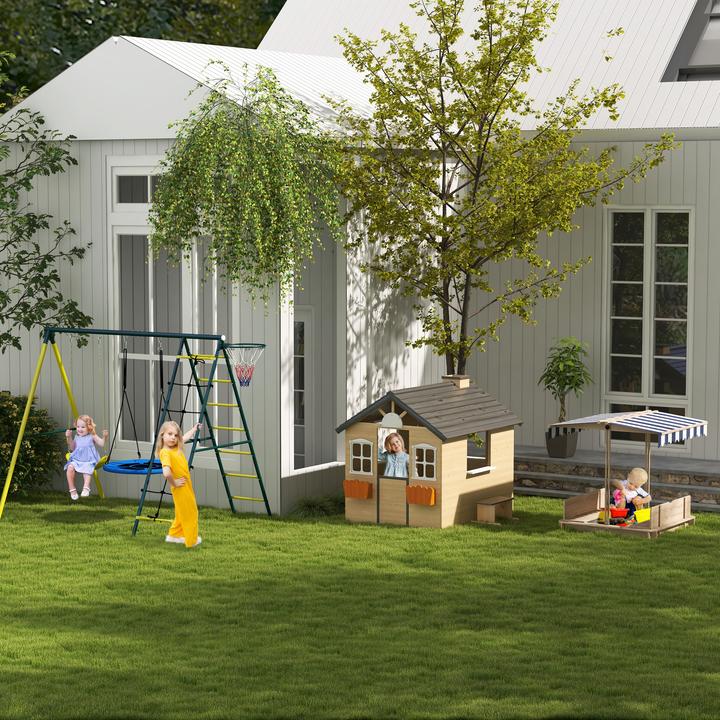 Immagine prodotto Outsunny Casetta per bambini con portavaso