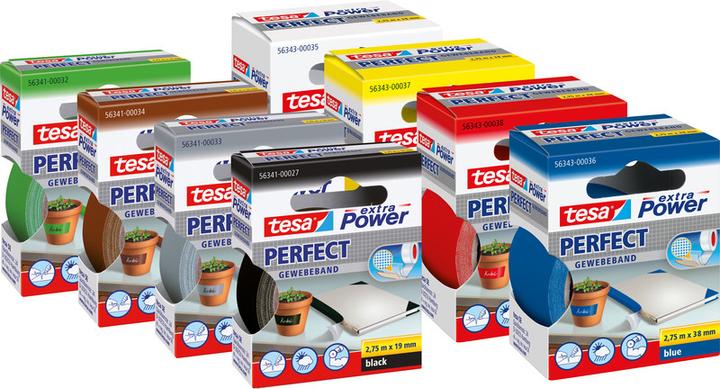Image du produit tesa EXTRA POWER PERFECT Bande tissée, Ductape renforcé de tissu (19 mm)