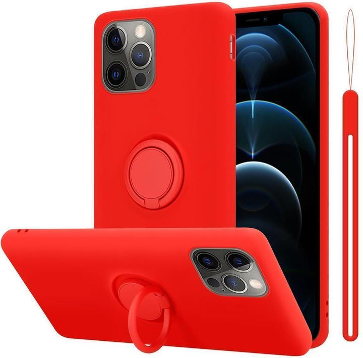 Actual product image Cadorabo TPU Liquid Ring Silicone Case Cover (Apple iPhone 12 Pro Max)