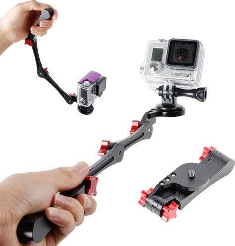 Actual product image Hermex Selfie tripod connection HERO 5 / 4 / 3+ / 3 / 2 / 1 monopod monopod telescopic rod (1, 3, 4, GoPro Hero 5)
