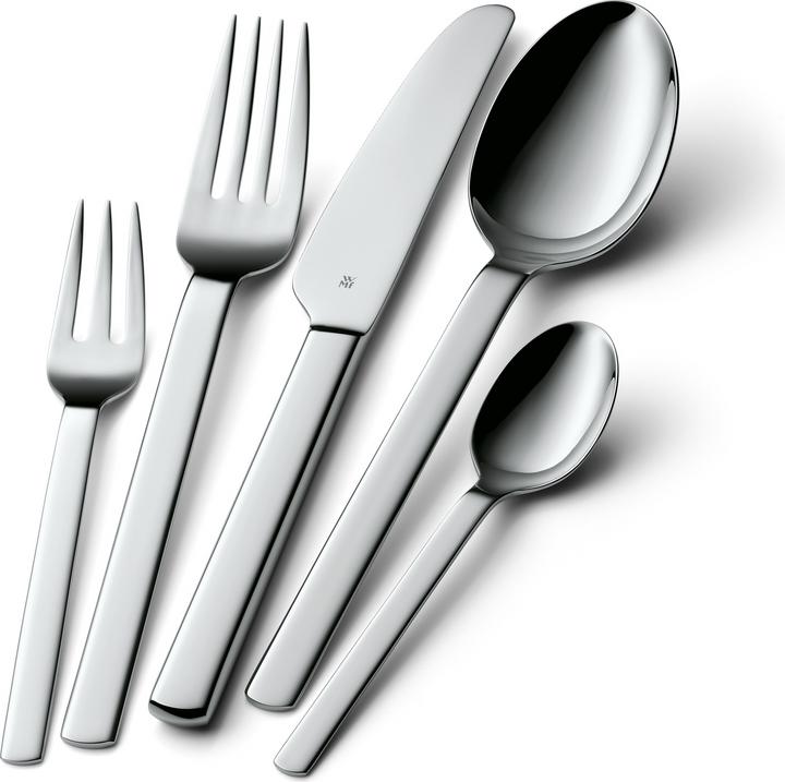 Produktbild WMF Besteck Besteckset 6 Personen Palma 30tlg Monobloc-Messer Edelstahl poliert (30 Stück, Besteck Set)