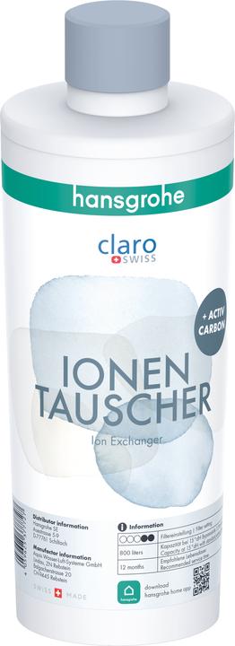 Actual product image hansgrohe HG filter ion exchanger and activated carbon