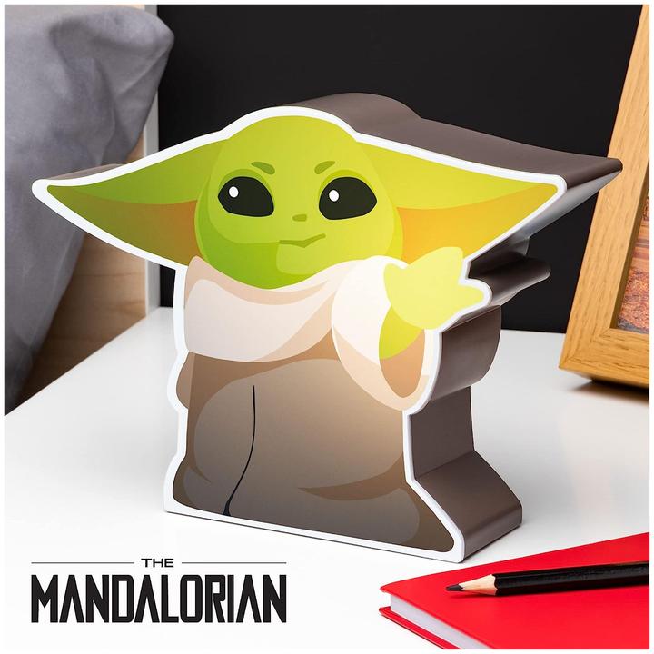 Actual product image Paladone Products Lampada Star Wars The Mandalorian Grogu 2D