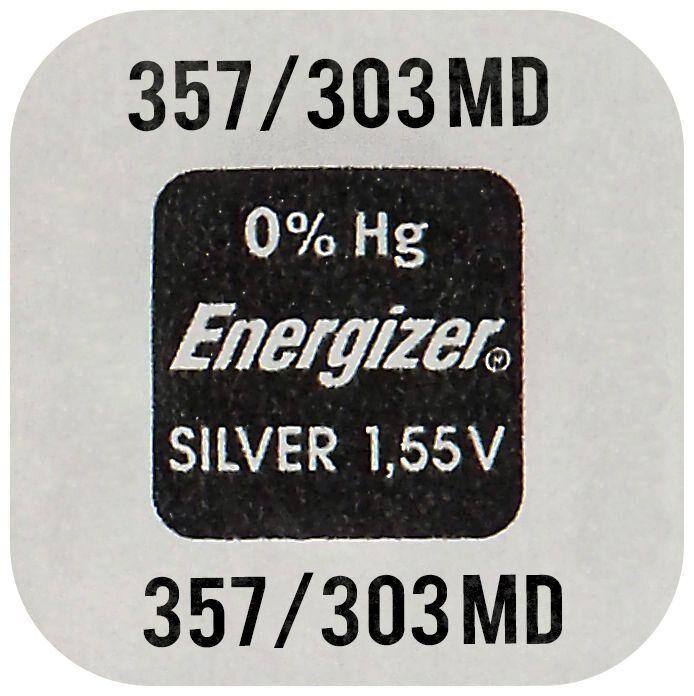 Image du produit Energizer 357/303 (SR44) - 10 Uhrenbatterien (10 pcs, 28L, 138 mAh)
