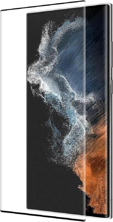Produktbild Protectorking 3x echtes Tempered 9H Panzerhartglas 3D KLAR (3 Stück, Samsung Galaxy S22 Ultra)