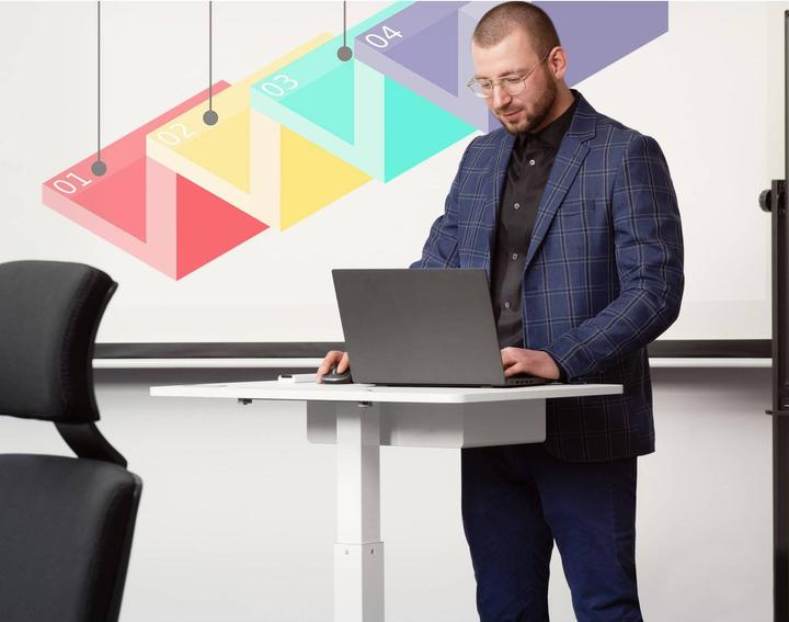 Produktbild Fromm & Starck Laptoptisch Laptopständer Notebooktisch auf Rollen höhenverstellbar