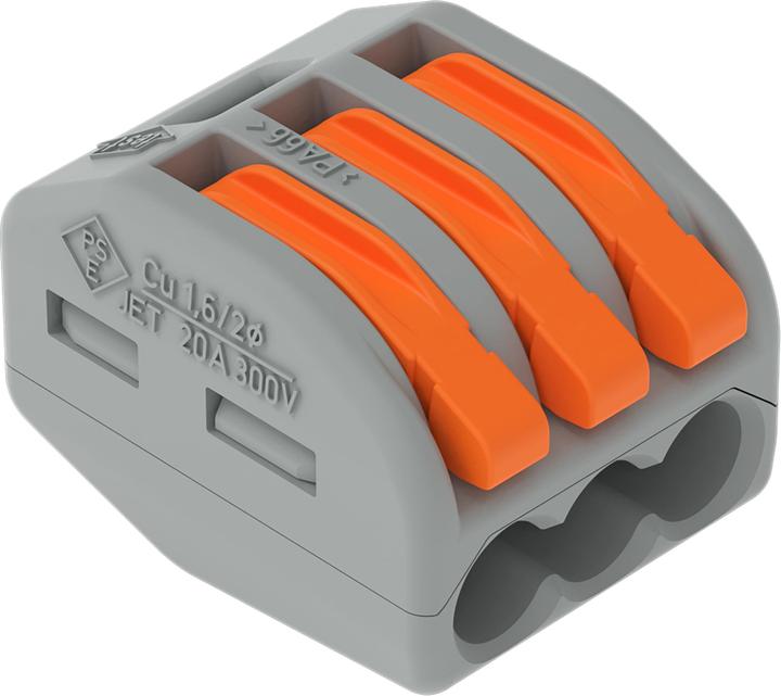 Image du produit Wago 3 bornier de connexion avec leviers