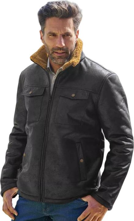 Actual product image Atlas For Men Mens Sherpa Lined Bomber Jacket (4XL)