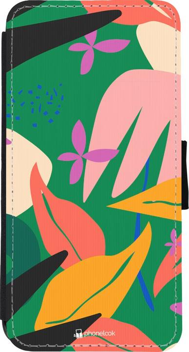 Produktbild PhoneLook Hülle Wallet schwarz Abstract Jungle (Apple iPhone XR)