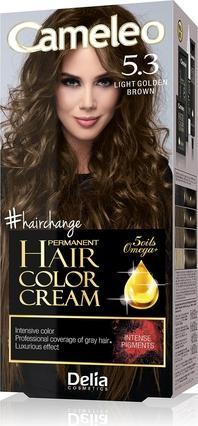Immagine prodotto Delia Cosmetics Crema colorante permanente per capelli castano chiaro e dorato Colore e protezione intensivi 5 oli