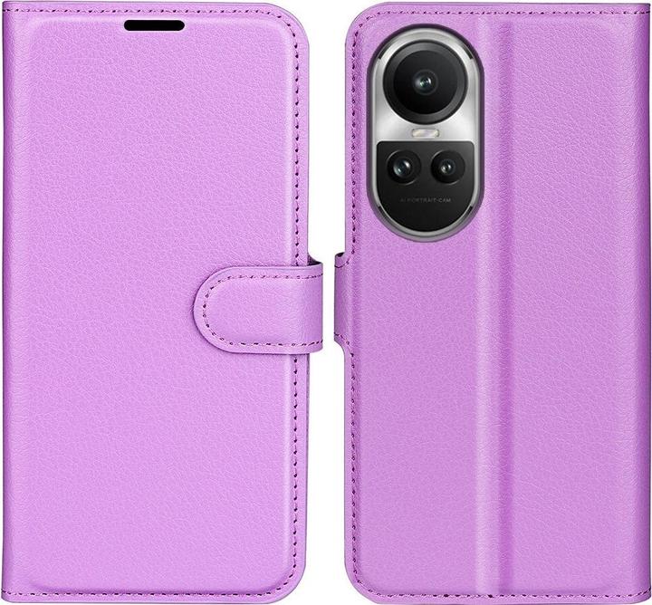 Produktbild Cover-Discount Oppo Reno10 / 10 Pro - Leder Etui Hülle violett (OPPO Reno 10, Oppo Reno 10 Pro)