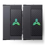 Actual product image Jonsbo CR-3000E CPU-Kühler, Dual-Tower, ARGB, 260W TDP - schwarz, 120mm