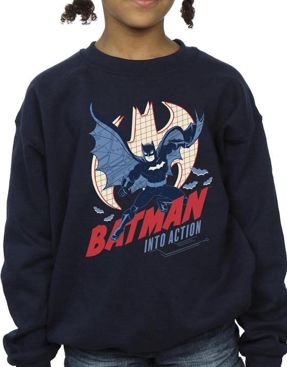 Produktbild Batman Into Action Sweatshirt Mädchen (152, 158)