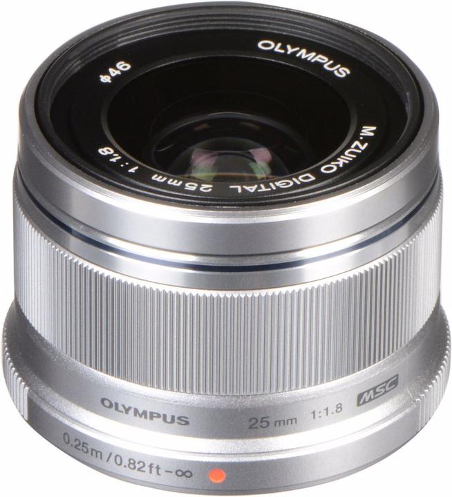 Produktbild Olympus ED 25mm f/1.8, Silber (Micro Four Thirds, Micro Four Thirds)